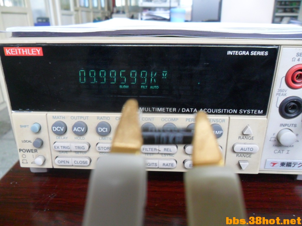 交易交换5个TKD拆机精密电阻 附吉时利测试数