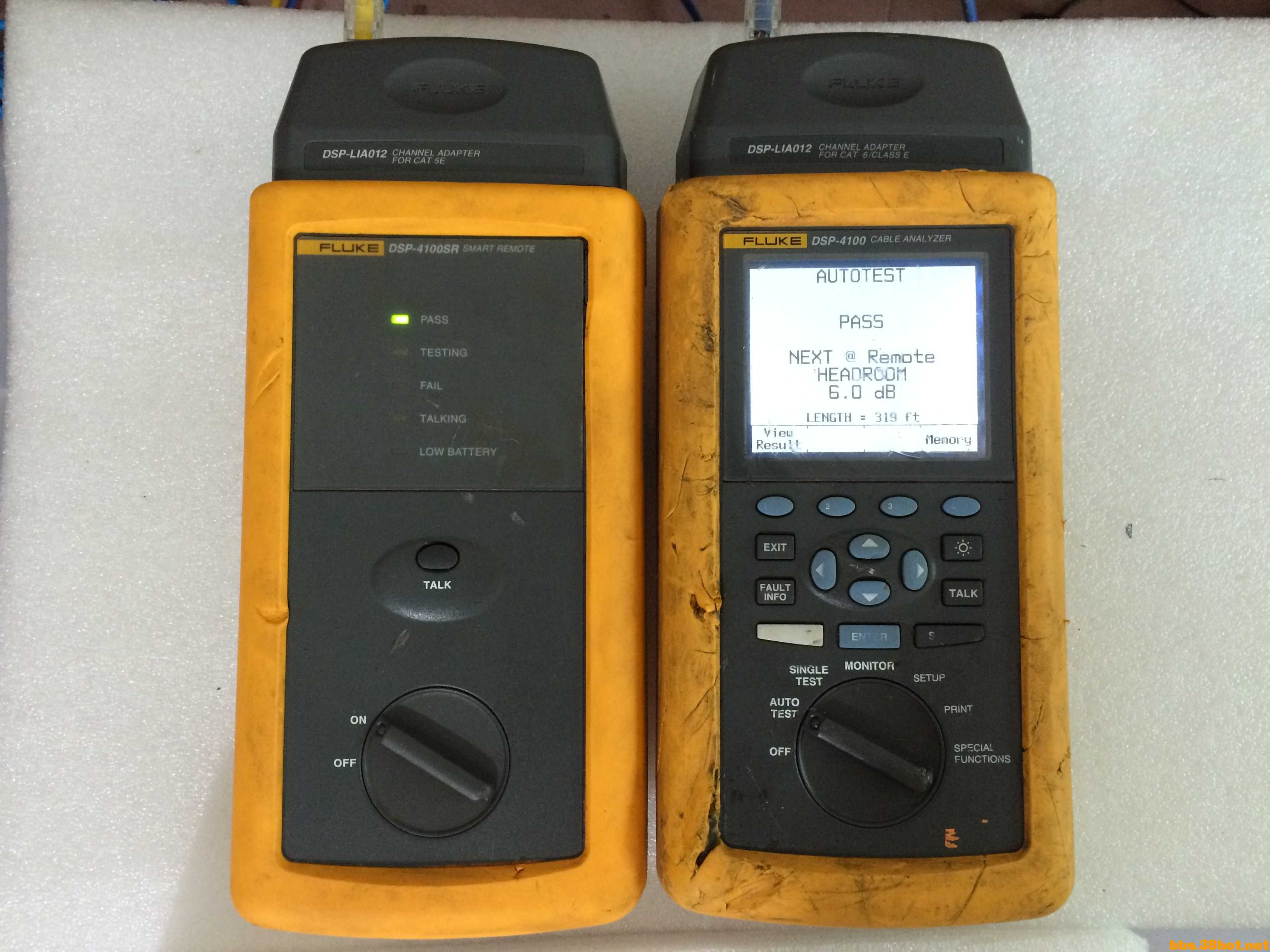 交易交换fluke DSP-4100六类网络测试仪 5500
