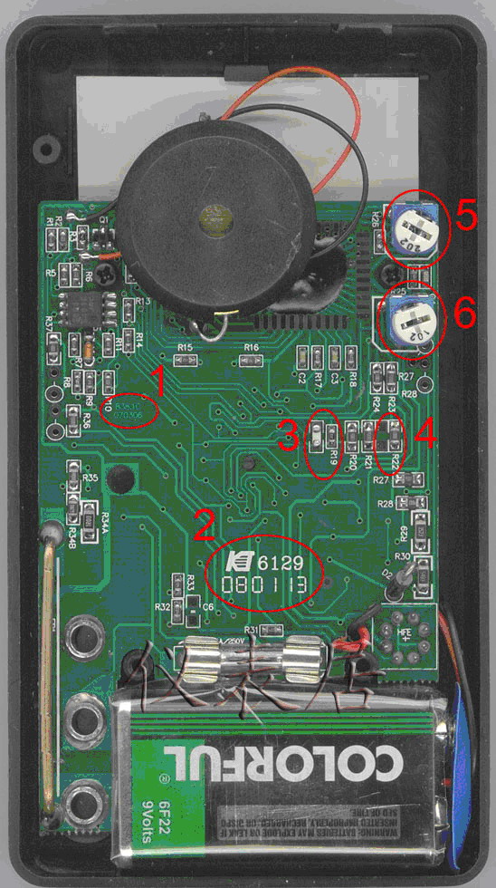 万 用 表数字万用表DT838拆机调校说明